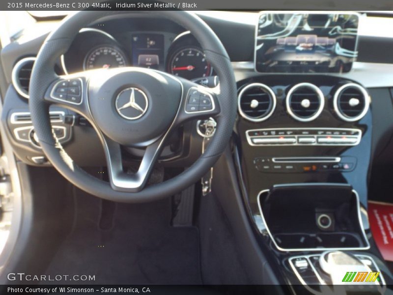 Iridium Silver Metallic / Black 2015 Mercedes-Benz C 300 4Matic
