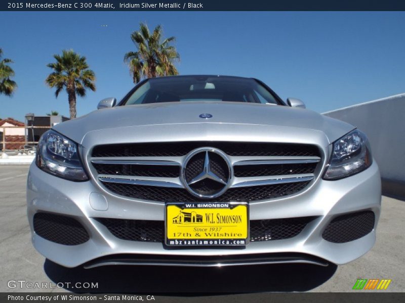 Iridium Silver Metallic / Black 2015 Mercedes-Benz C 300 4Matic