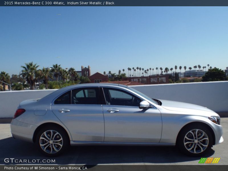 Iridium Silver Metallic / Black 2015 Mercedes-Benz C 300 4Matic