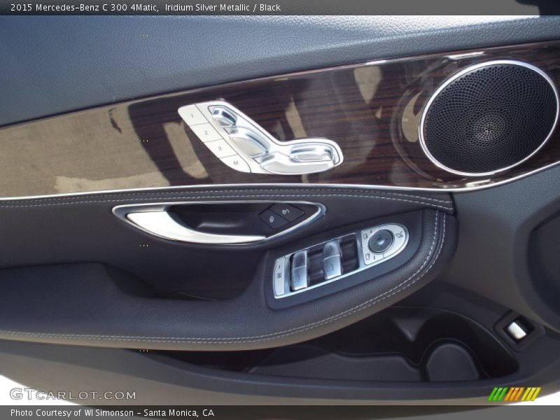 Iridium Silver Metallic / Black 2015 Mercedes-Benz C 300 4Matic