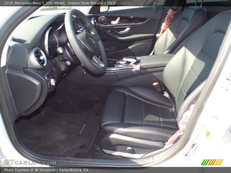 Iridium Silver Metallic / Black 2015 Mercedes-Benz C 300 4Matic