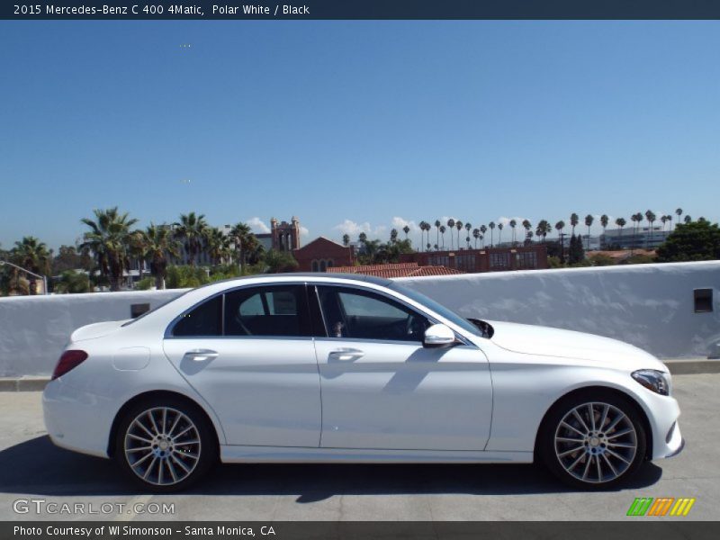 Polar White / Black 2015 Mercedes-Benz C 400 4Matic
