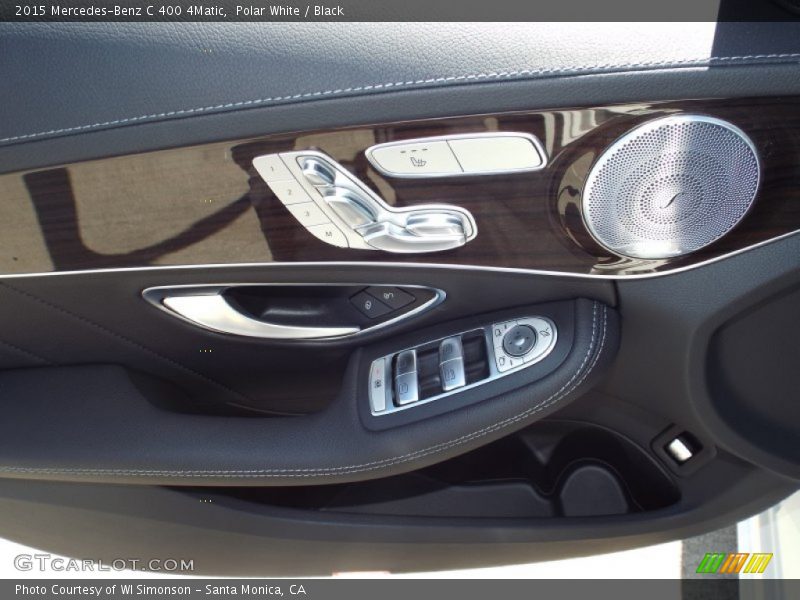 Polar White / Black 2015 Mercedes-Benz C 400 4Matic