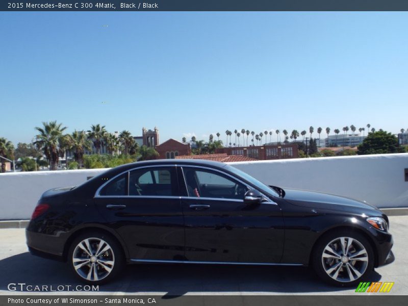 Black / Black 2015 Mercedes-Benz C 300 4Matic