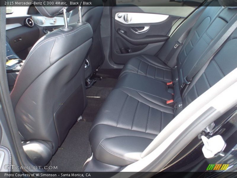 Black / Black 2015 Mercedes-Benz C 300 4Matic