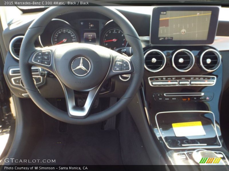Black / Black 2015 Mercedes-Benz C 300 4Matic