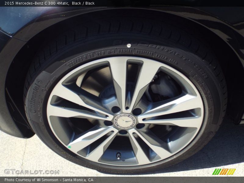 Black / Black 2015 Mercedes-Benz C 300 4Matic