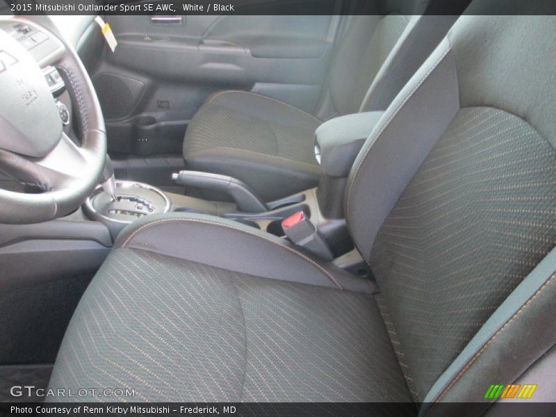 White / Black 2015 Mitsubishi Outlander Sport SE AWC