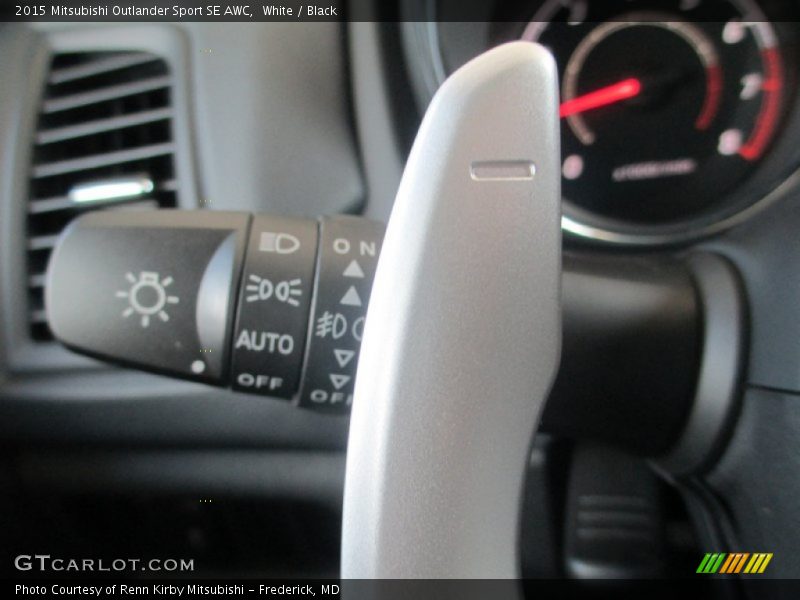 White / Black 2015 Mitsubishi Outlander Sport SE AWC