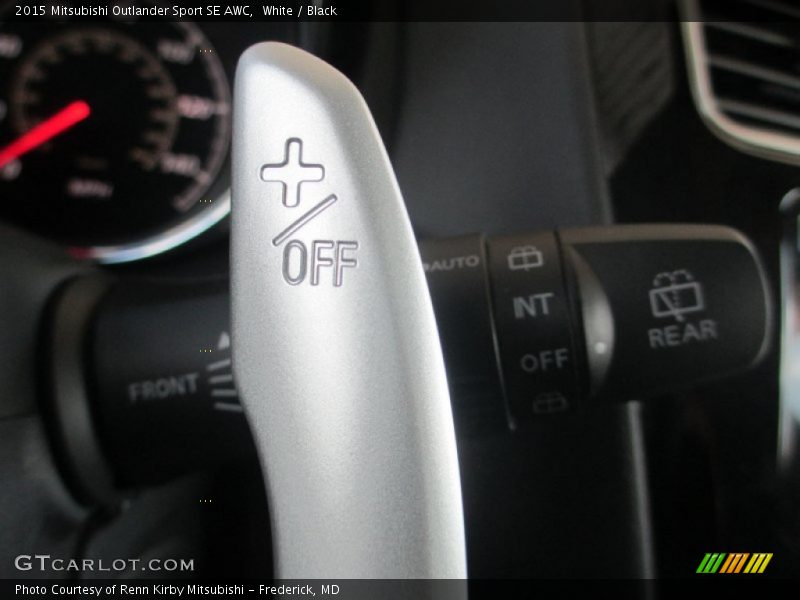 White / Black 2015 Mitsubishi Outlander Sport SE AWC