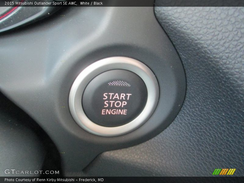 White / Black 2015 Mitsubishi Outlander Sport SE AWC