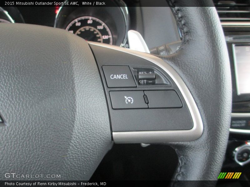White / Black 2015 Mitsubishi Outlander Sport SE AWC