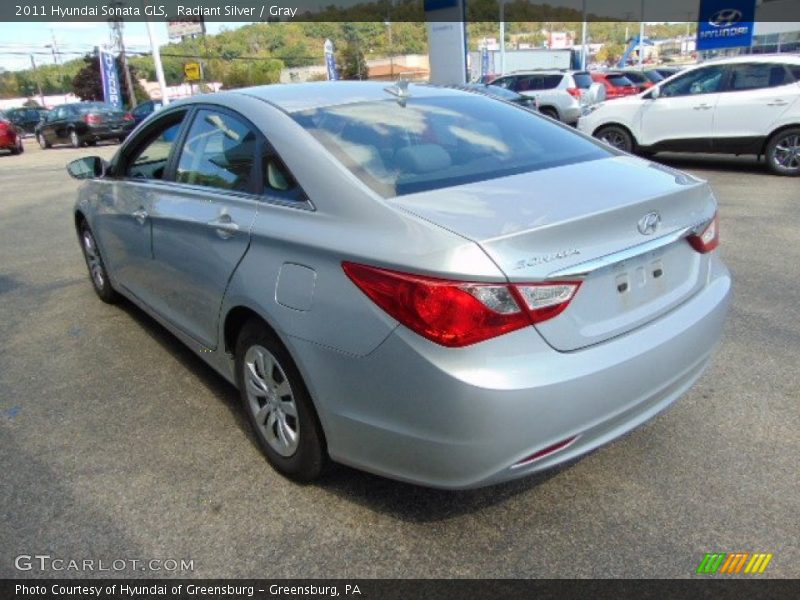 Radiant Silver / Gray 2011 Hyundai Sonata GLS