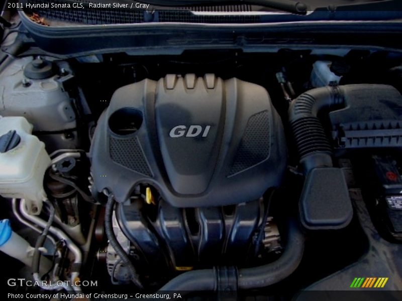 Radiant Silver / Gray 2011 Hyundai Sonata GLS