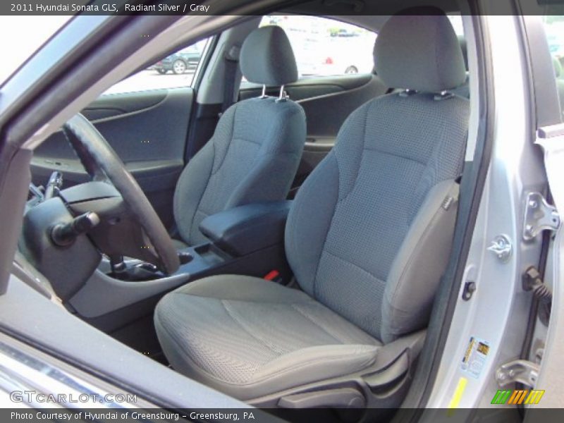 Radiant Silver / Gray 2011 Hyundai Sonata GLS