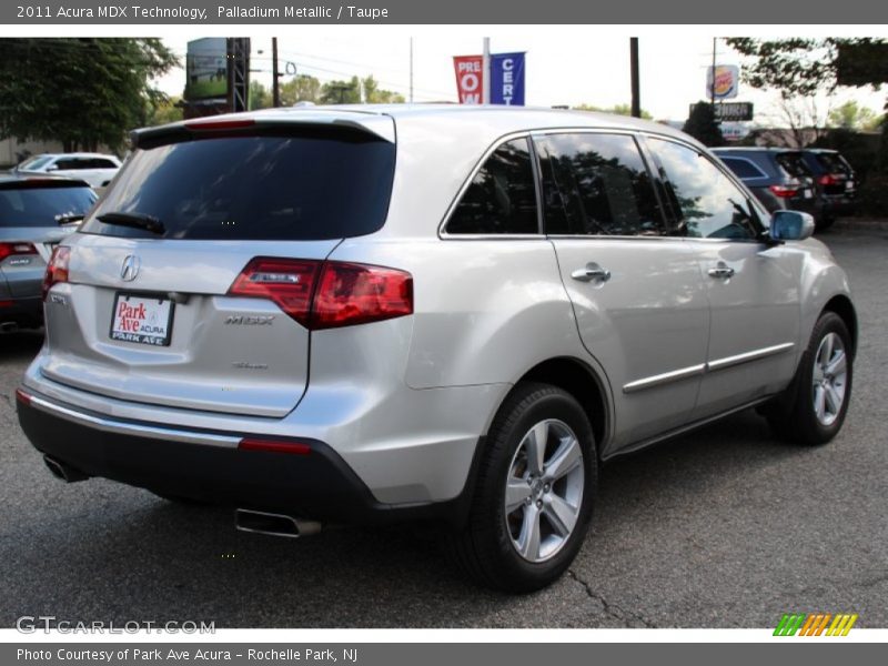 Palladium Metallic / Taupe 2011 Acura MDX Technology