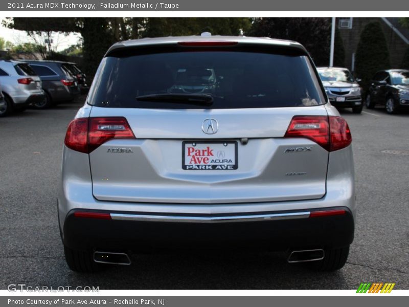 Palladium Metallic / Taupe 2011 Acura MDX Technology