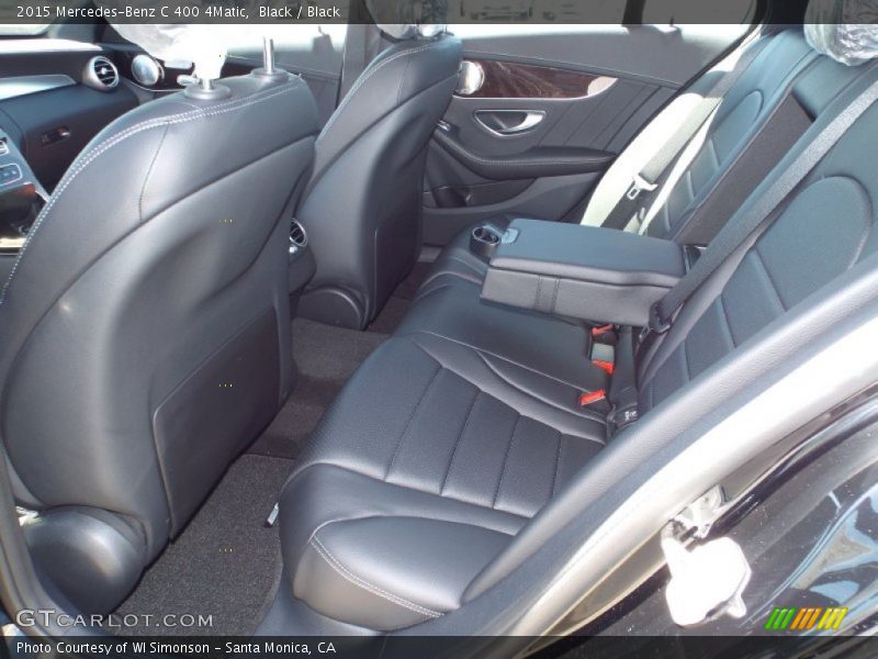 Black / Black 2015 Mercedes-Benz C 400 4Matic