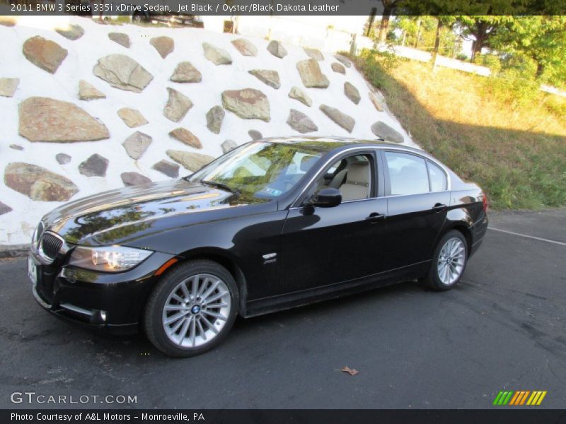 Jet Black / Oyster/Black Dakota Leather 2011 BMW 3 Series 335i xDrive Sedan