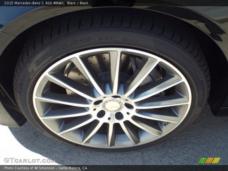 Black / Black 2015 Mercedes-Benz C 400 4Matic