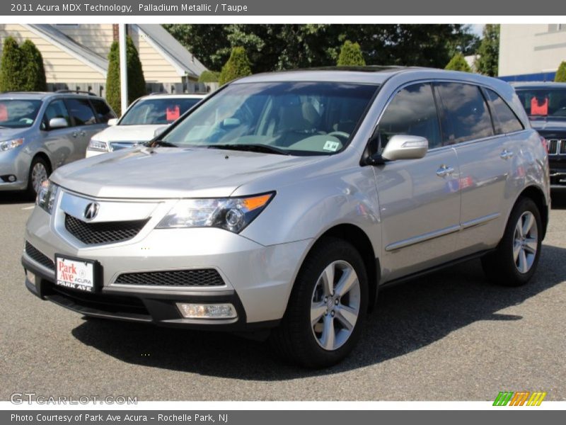 Palladium Metallic / Taupe 2011 Acura MDX Technology