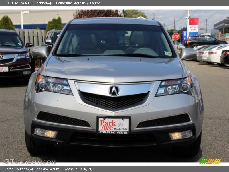 Palladium Metallic / Taupe 2011 Acura MDX Technology