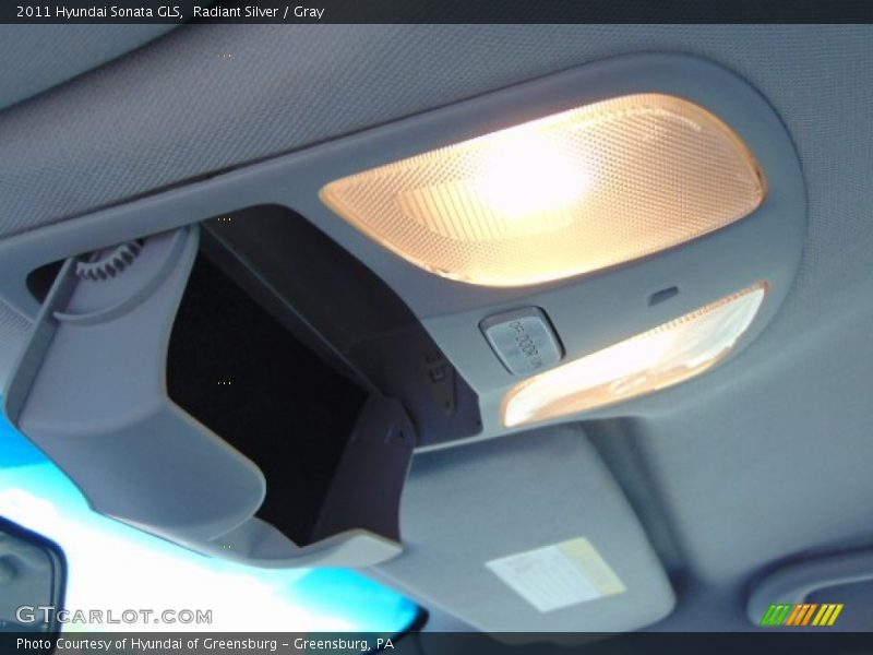 Radiant Silver / Gray 2011 Hyundai Sonata GLS