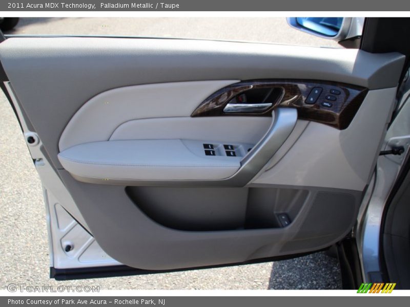 Palladium Metallic / Taupe 2011 Acura MDX Technology