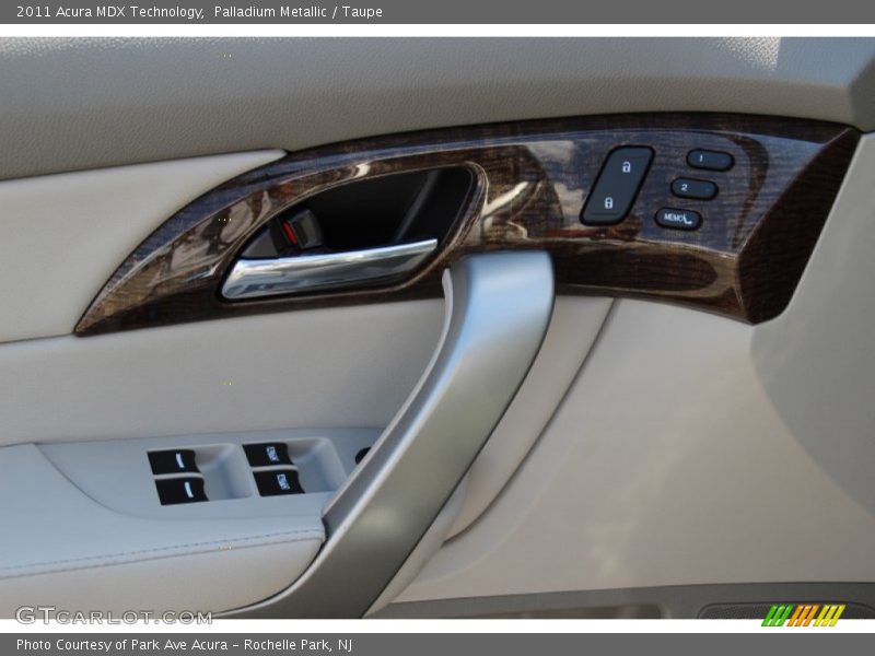 Palladium Metallic / Taupe 2011 Acura MDX Technology
