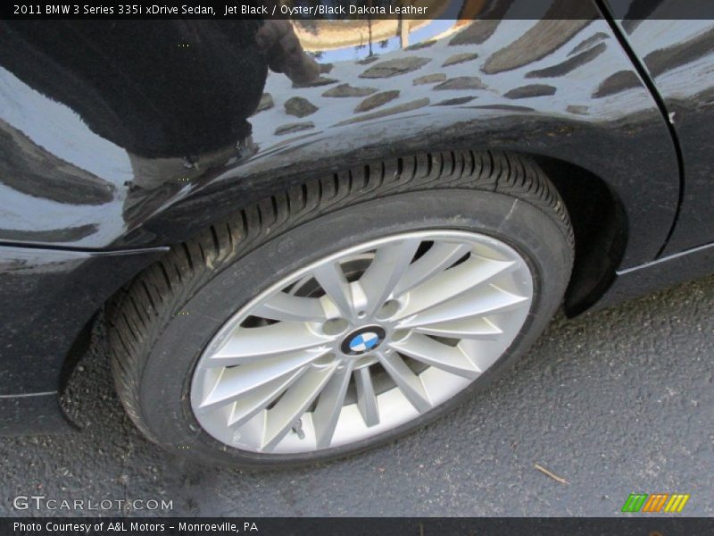 Jet Black / Oyster/Black Dakota Leather 2011 BMW 3 Series 335i xDrive Sedan