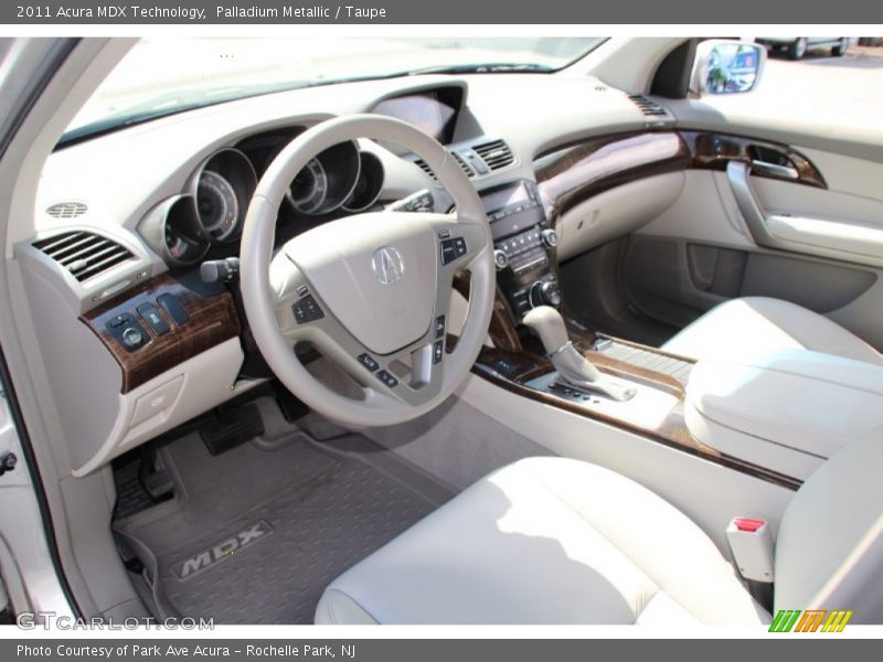 Palladium Metallic / Taupe 2011 Acura MDX Technology