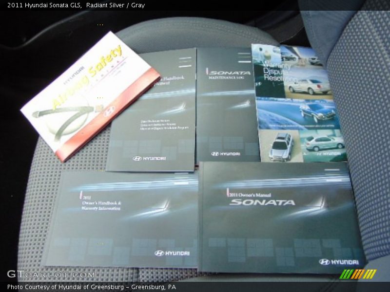 Radiant Silver / Gray 2011 Hyundai Sonata GLS