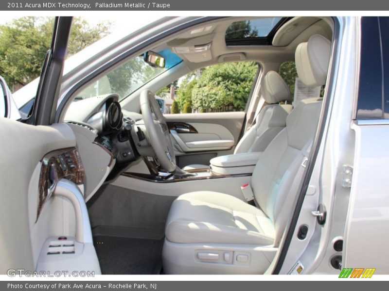 Palladium Metallic / Taupe 2011 Acura MDX Technology