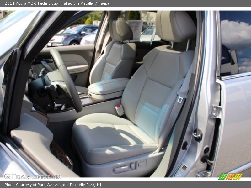 Palladium Metallic / Taupe 2011 Acura MDX Technology