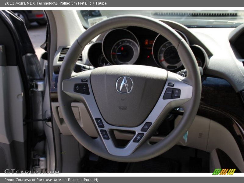 Palladium Metallic / Taupe 2011 Acura MDX Technology