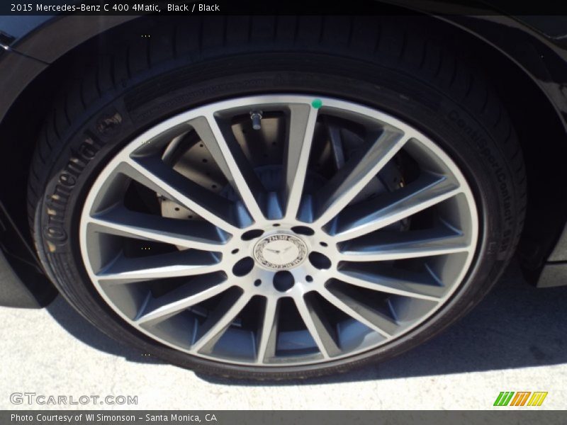 Black / Black 2015 Mercedes-Benz C 400 4Matic