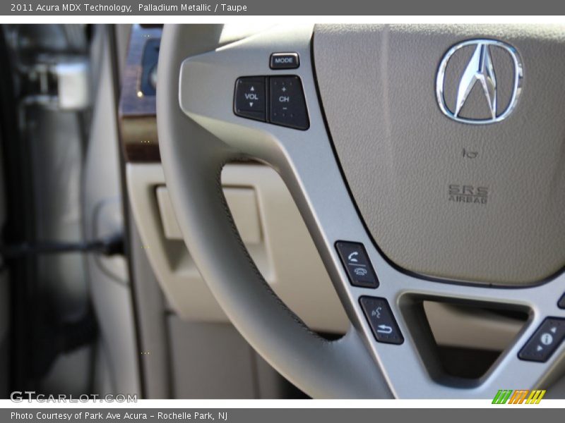 Palladium Metallic / Taupe 2011 Acura MDX Technology