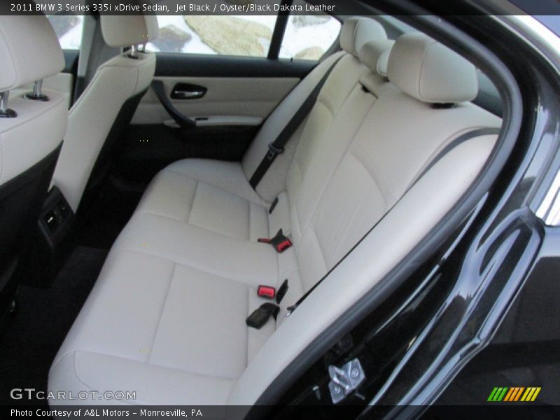 Jet Black / Oyster/Black Dakota Leather 2011 BMW 3 Series 335i xDrive Sedan