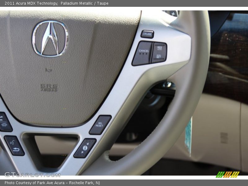 Palladium Metallic / Taupe 2011 Acura MDX Technology