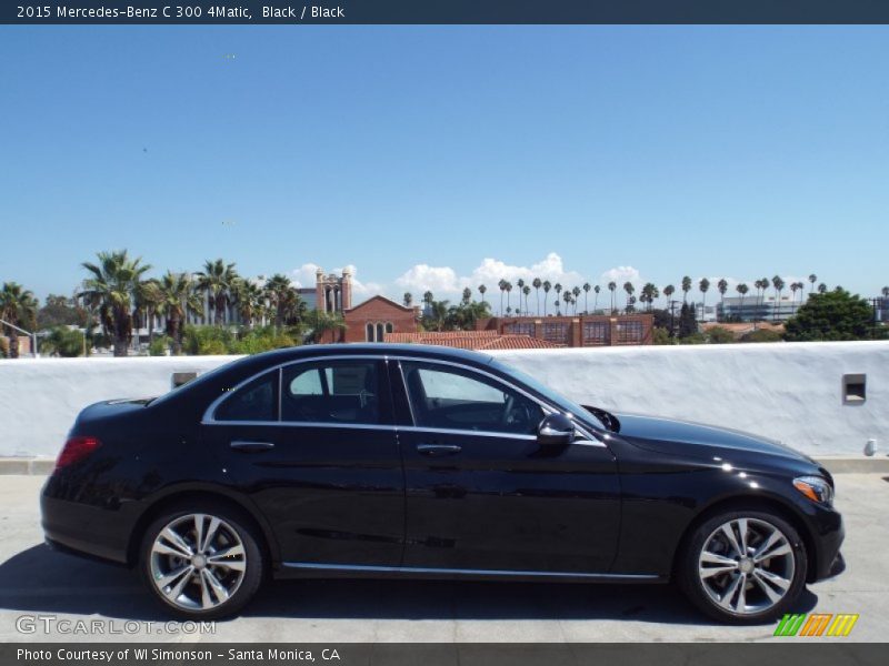 Black / Black 2015 Mercedes-Benz C 300 4Matic
