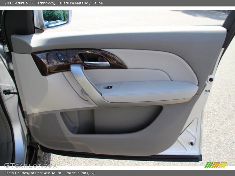 Palladium Metallic / Taupe 2011 Acura MDX Technology
