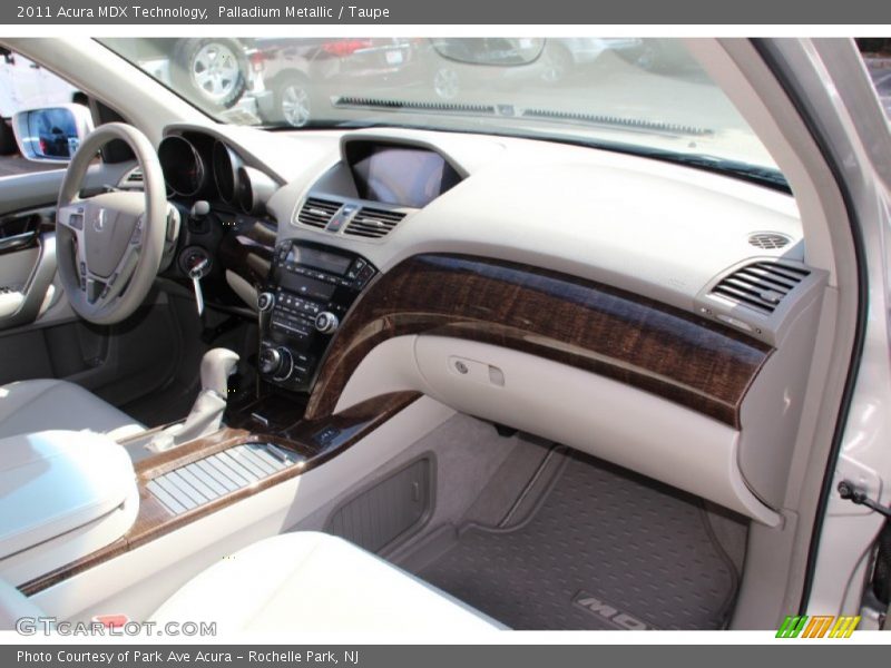 Palladium Metallic / Taupe 2011 Acura MDX Technology