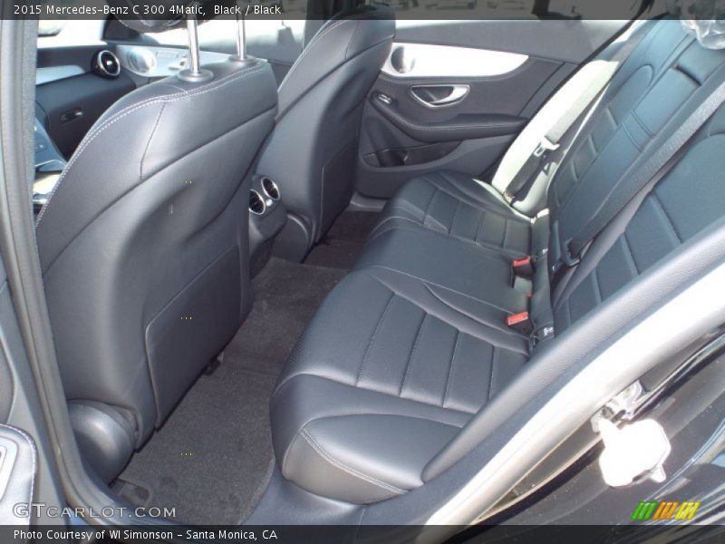 Black / Black 2015 Mercedes-Benz C 300 4Matic