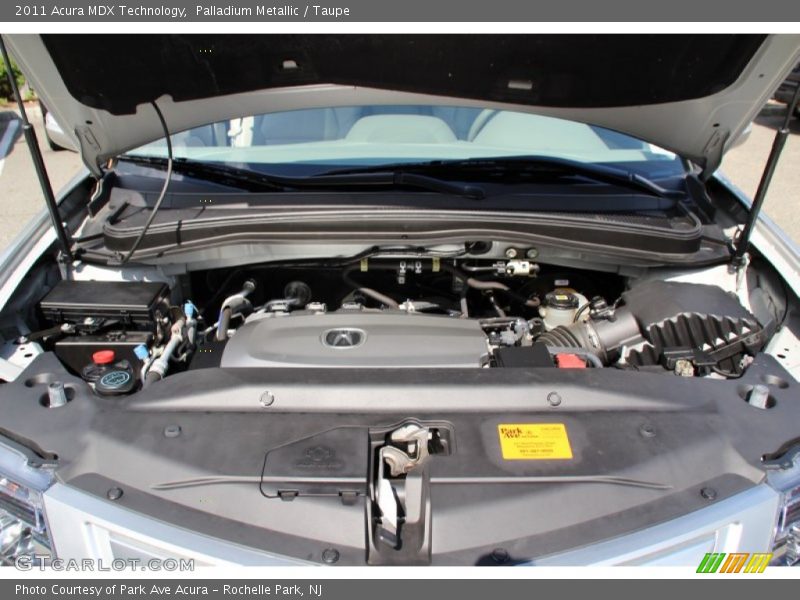 Palladium Metallic / Taupe 2011 Acura MDX Technology