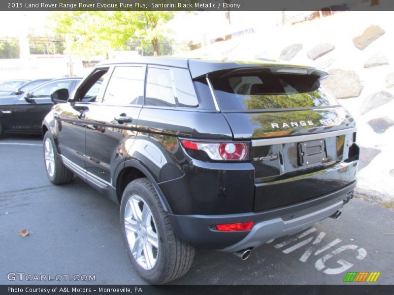 Santorini Black Metallic / Ebony 2015 Land Rover Range Rover Evoque Pure Plus