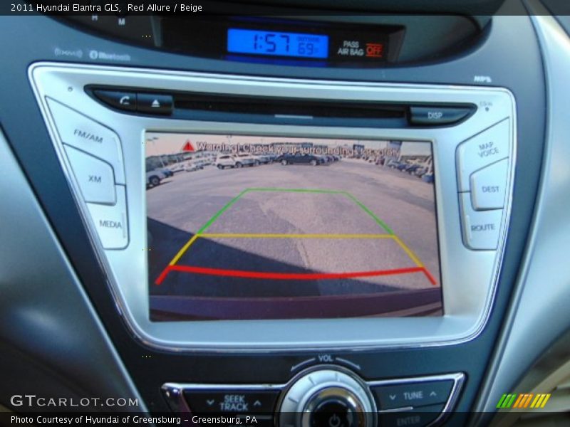 Red Allure / Beige 2011 Hyundai Elantra GLS