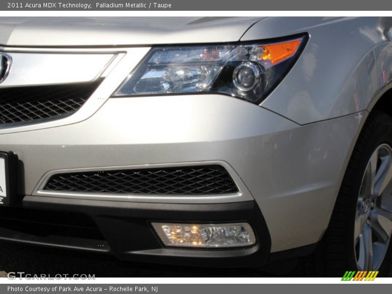 Palladium Metallic / Taupe 2011 Acura MDX Technology