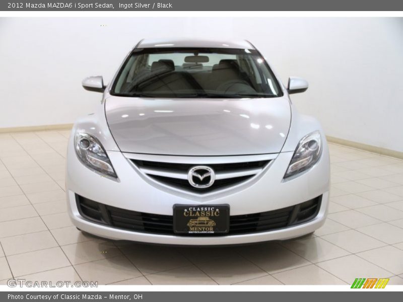 Ingot Silver / Black 2012 Mazda MAZDA6 i Sport Sedan