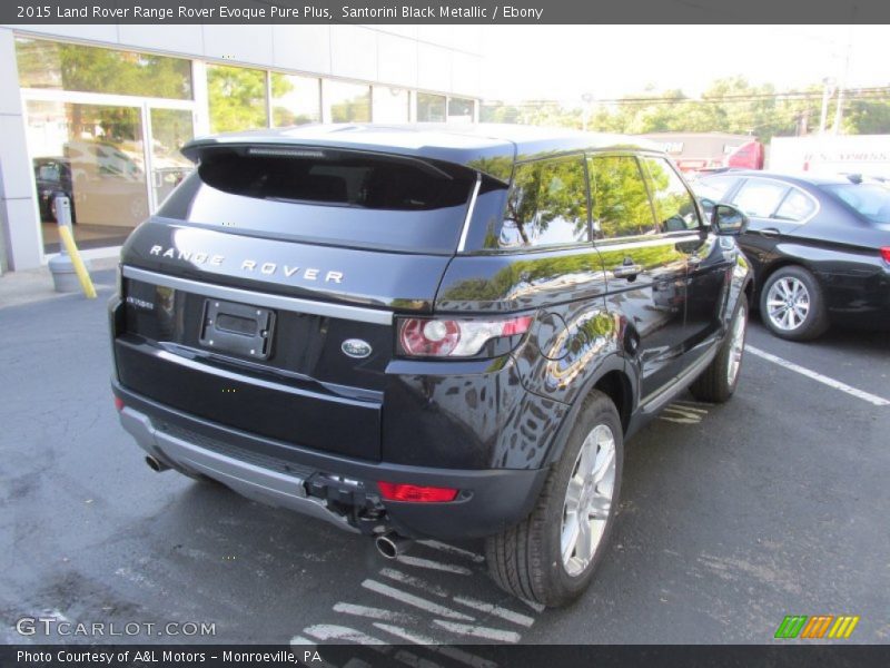 Santorini Black Metallic / Ebony 2015 Land Rover Range Rover Evoque Pure Plus