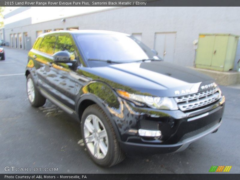 Santorini Black Metallic / Ebony 2015 Land Rover Range Rover Evoque Pure Plus